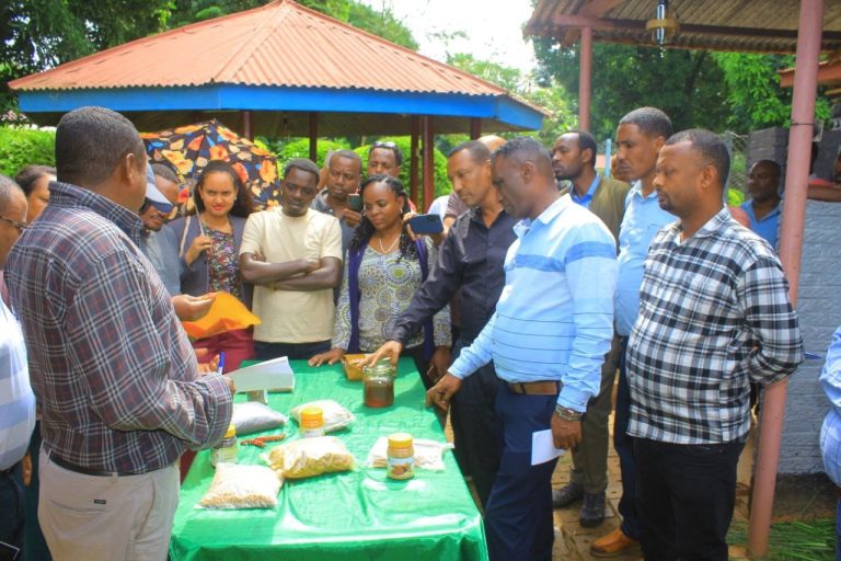 በኢፌዴሪ ሥራና ክህሎት ሚኒስትር ዴኤታ አቶ ሰለሞን ሶካ የተመራ ልዑክ የበበቃ ኮፊስቴት የልማት ስራዎችን ጎበኘ::