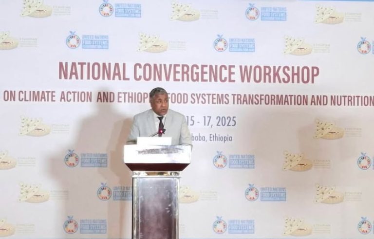 በኢትዮጵያ ለአየር ንብረት ለውጥ የማይበገር ሁለንተናዊ ስርዓተ ምግብ ለመፍጠር እየተሰራ ነው – ግርማ አመንቴ (ዶ/ር)