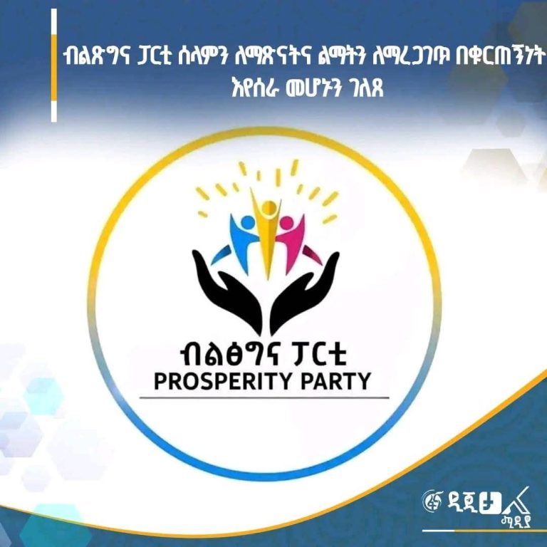 ብልጽግና ፓርቲ ሰላምን ለማጽናትና ልማትን ለማረጋገጥ በቁርጠኝነት እየሰራ መሆኑን ገለጸ