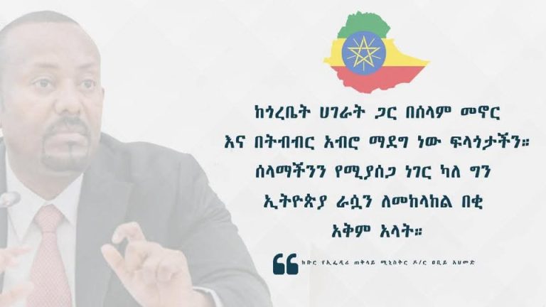 “ኢትዮጵያ ትልቅ ሀገር ናት።
